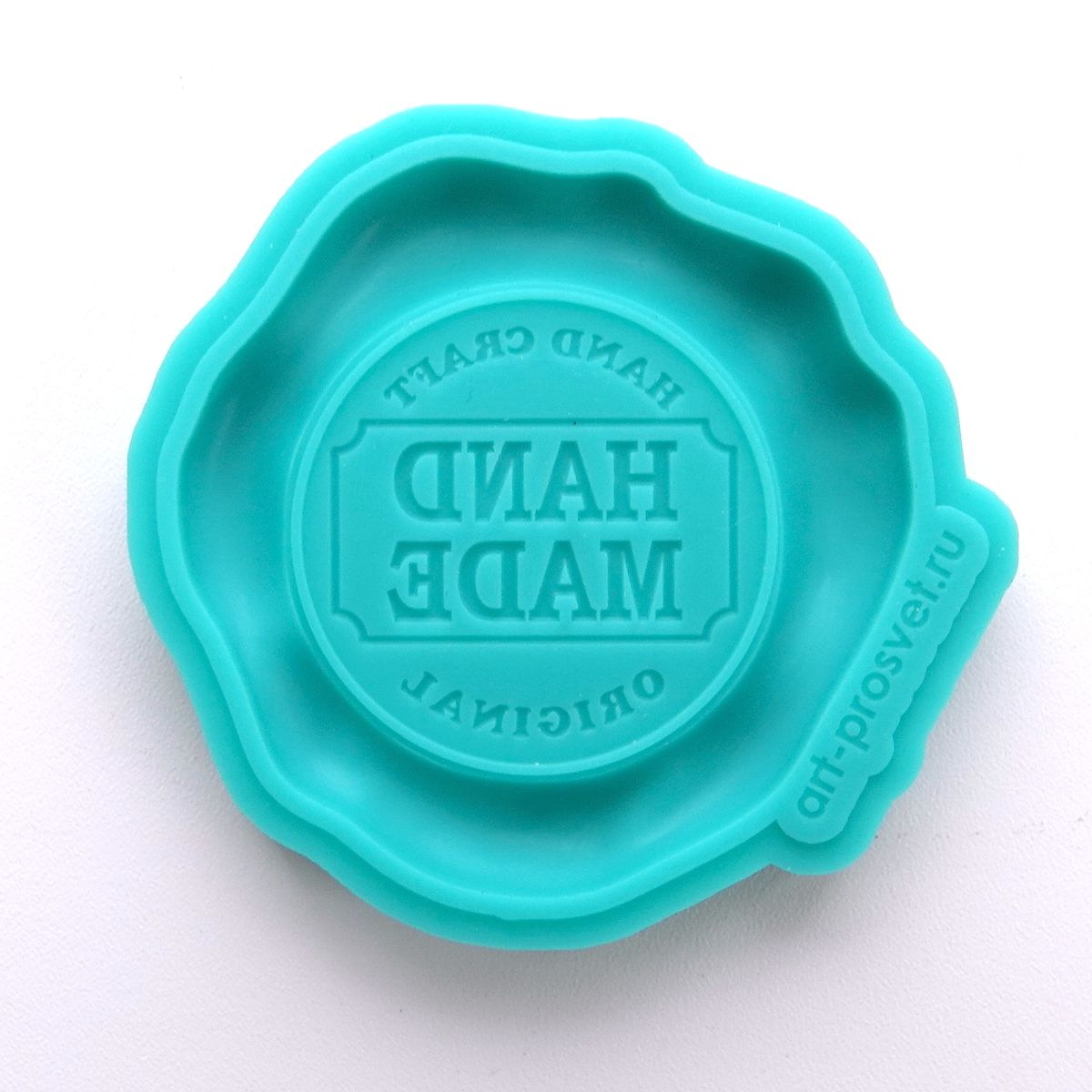 Молд Арт-студия ПроСвет Сургучная печать Hand made 1 ARTMD1625, S, Зеленый