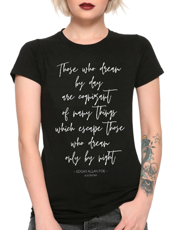 Футболка женская Dream Shirts Цитата Эдгара Аллана По черная S, Цитата Эдгара Аллана По
Футболка женская Dream Shirts Цитата Эдгара Аллана По черная S, Цитата Эдгара Аллана По