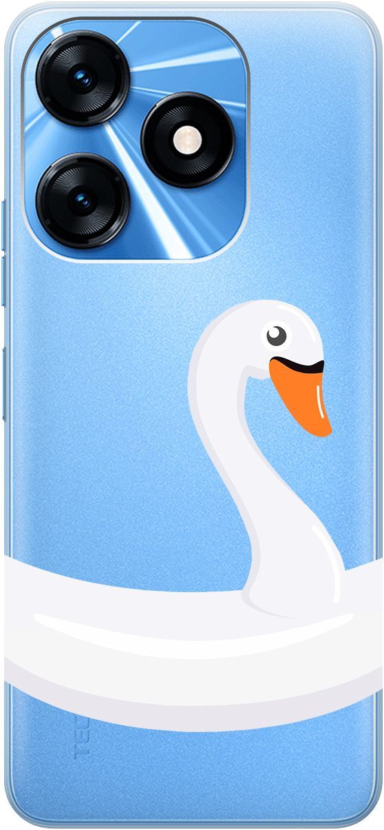 Чехол на Tecno Spark 10 с 3D принтом "Swan Swim Ring" прозрачный, Прозрачный;белый, 159543
Чехол на Tecno Spark 10 с 3D принтом "Swan Swim Ring" прозрачный, Прозрачный;белый, 159543
