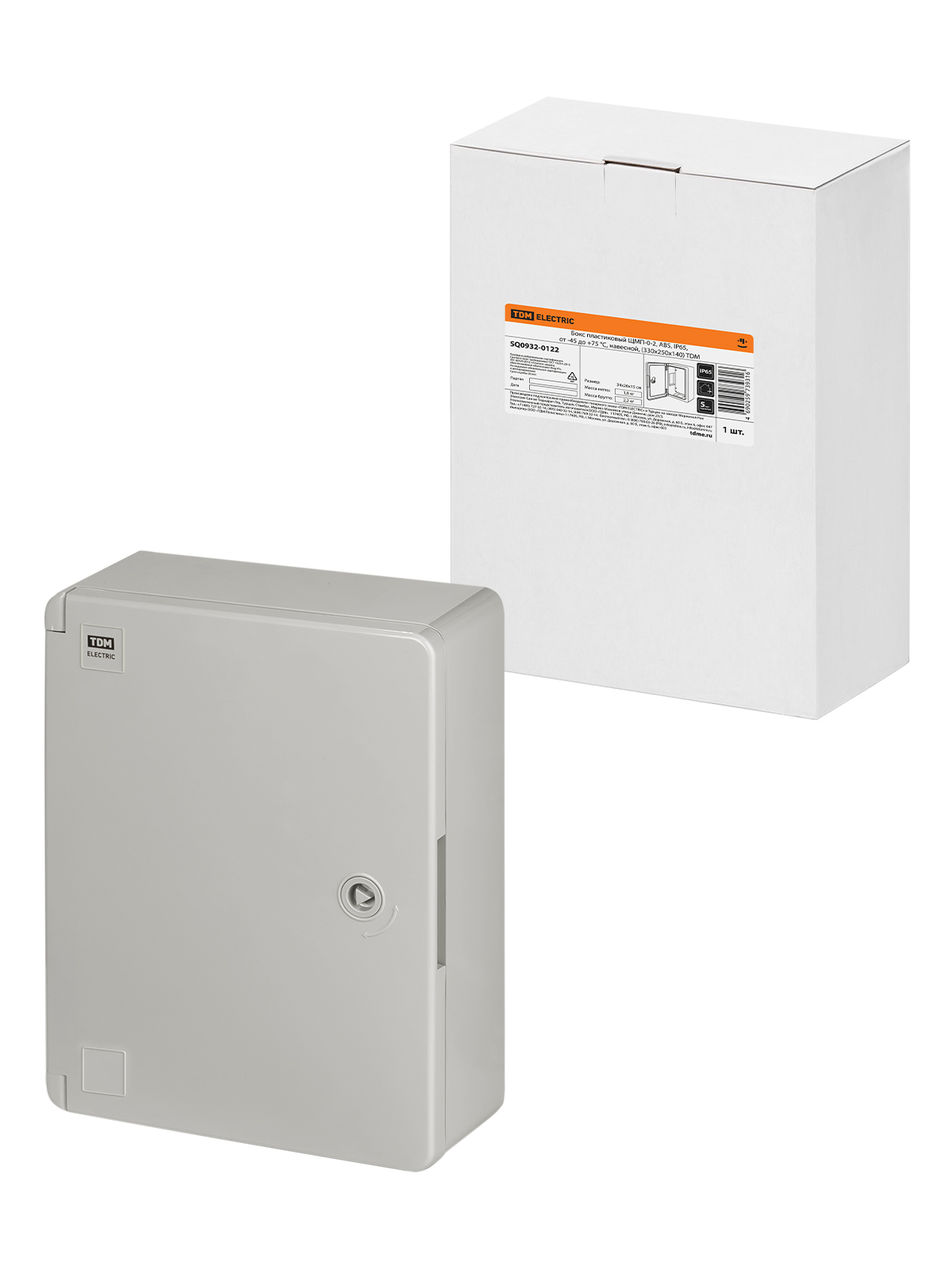 Бокс пластиковый ЩМП-0-2 ABS IP65 от -45 до +75 °С навесной (330x250x140) TDM SQ0932-0122
Бокс пластиковый ЩМП-0-2 ABS IP65 от -45 до +75 °С навесной (330x250x140) TDM SQ0932-0122