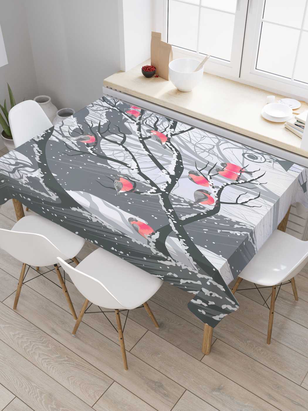 Скатерть прямоугольная JoyArty "Птицы у лесного фонаря" из оксфорда, 120x145 см, Серый, Птицы у лесного фонаря 
Скатерть прямоугольная JoyArty "Птицы у лесного фонаря" из оксфорда, 120x145 см, Серый, Птицы у лесного фонаря
