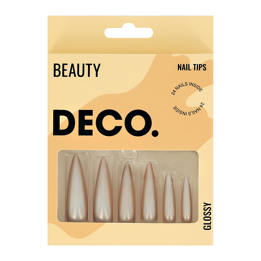 Набор накладных ногтей с клеевыми стикерами DECO. BEAUTY glossy diamond shine, Бежевый, glossy
Набор накладных ногтей с клеевыми стикерами DECO. BEAUTY glossy diamond shine, Бежевый, glossy