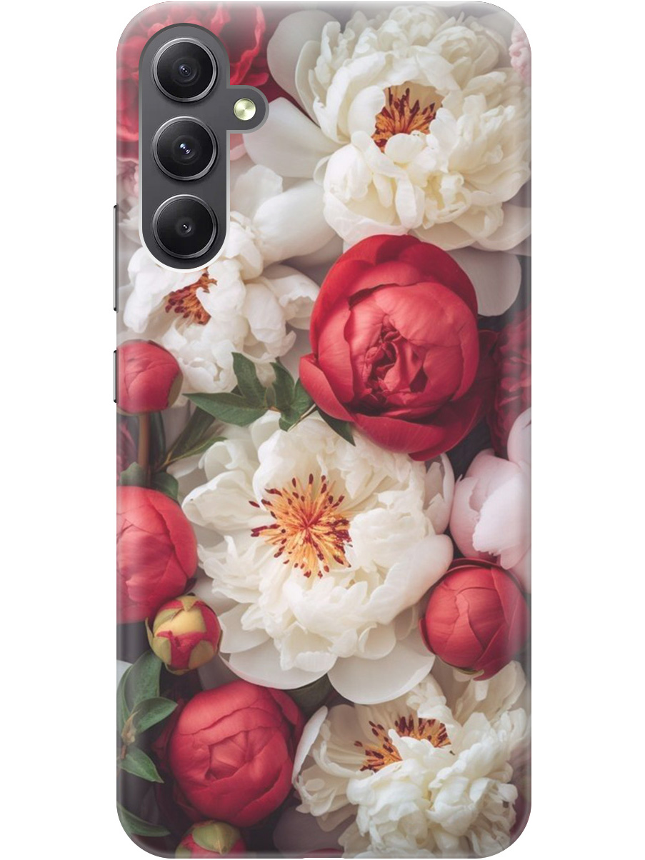 Силиконовый чехол на Samsung Galaxy A34 5G с рисунком "Красно-белые пионы", Белый;красный, 20001404
Силиконовый чехол на Samsung Galaxy A34 5G с рисунком "Красно-белые пионы", Белый;красный, 20001404