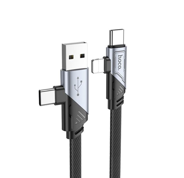 Кабель Hoco U119 Machine USB/Type-C - Type-C/Lightning, 3 А, 1 м, черный, U119 Machine
Кабель Hoco U119 Machine USB/Type-C - Type-C/Lightning, 3 А, 1 м, черный, U119 Machine