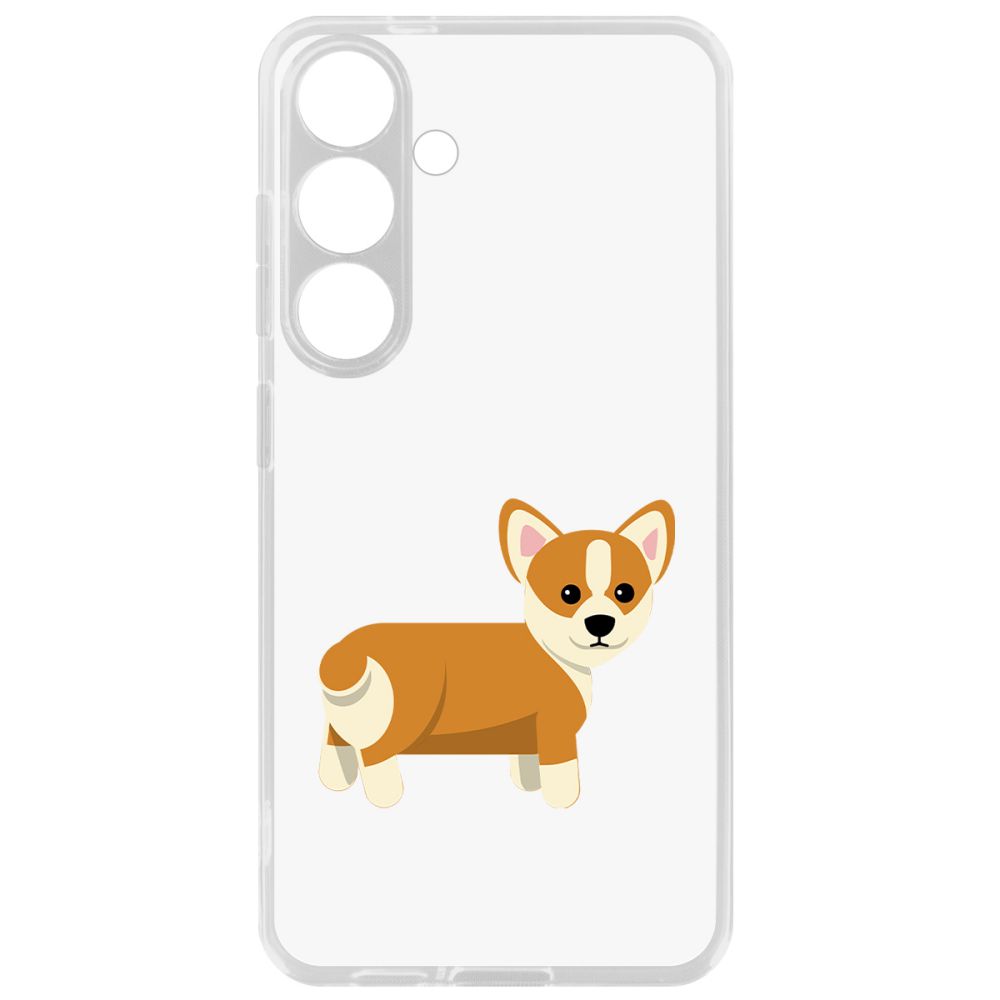 Чехол-накладка Krutoff Clear Case Рисованный корги вид 1 для Samsung Galaxy S24, Прозрачный
Чехол-накладка Krutoff Clear Case Рисованный корги вид 1 для Samsung Galaxy S24, Прозрачный