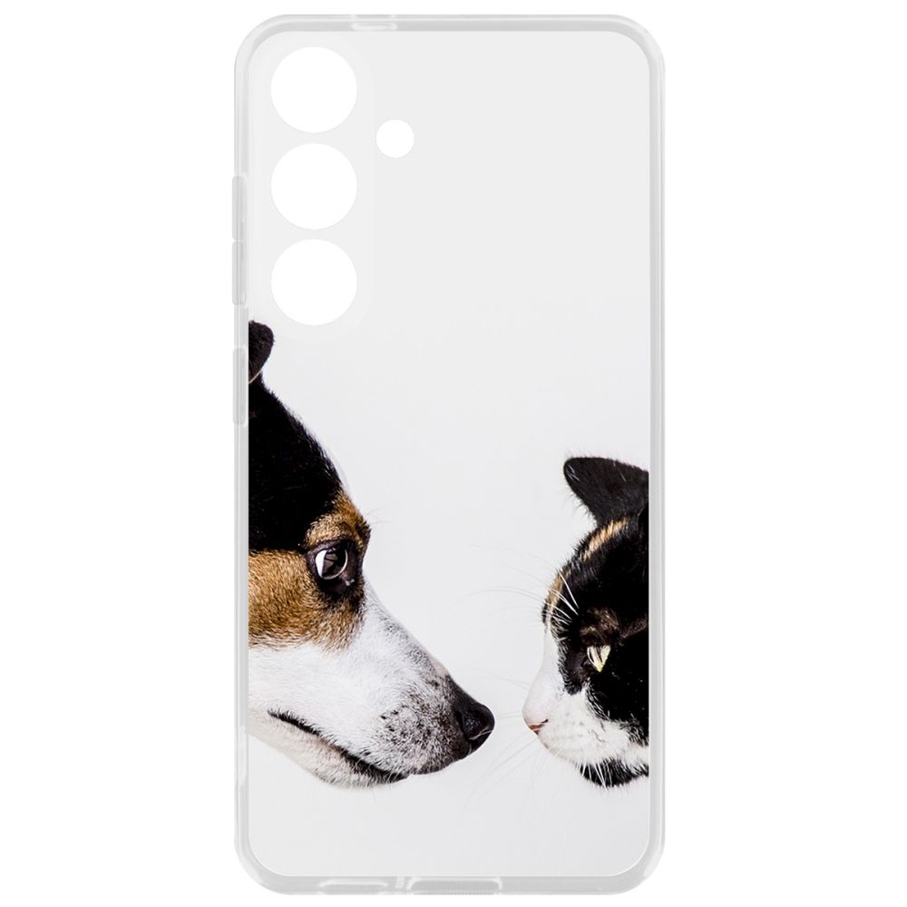 Чехол-накладка Krutoff Clear Case Собаки против кошек для Samsung Galaxy S24, Прозрачный
Чехол-накладка Krutoff Clear Case Собаки против кошек для Samsung Galaxy S24, Прозрачный