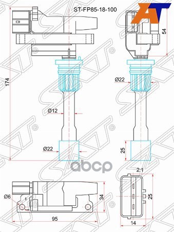 Катушка Зажигания Mazda Fp-De/Fs-Ze 99-/Familia Bjf#/Capella Gf#/Premacy Cp# Sat арт. ST-F
Катушка Зажигания Mazda Fp-De/Fs-Ze 99-/Familia Bjf#/Capella Gf#/Premacy Cp# Sat арт. ST-F