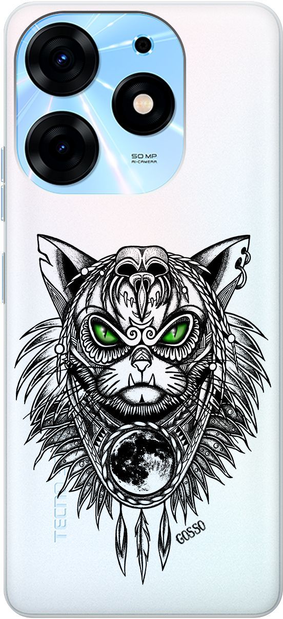 Чехол на Tecno Spark 10 Pro с 3D принтом "Shaman Cat" прозрачный, Прозрачный;черный, 159564
Чехол на Tecno Spark 10 Pro с 3D принтом "Shaman Cat" прозрачный, Прозрачный;черный, 159564