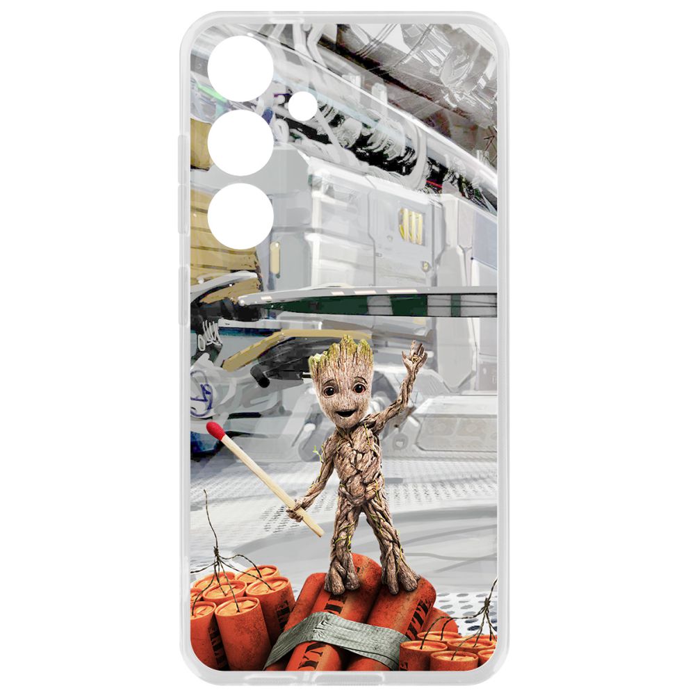 Чехол-накладка Krutoff Clear Case Стражи Галактики. Малыш Грут для Samsung Galaxy S24, Прозрачный
Чехол-накладка Krutoff Clear Case Стражи Галактики. Малыш Грут для Samsung Galaxy S24, Прозрачный