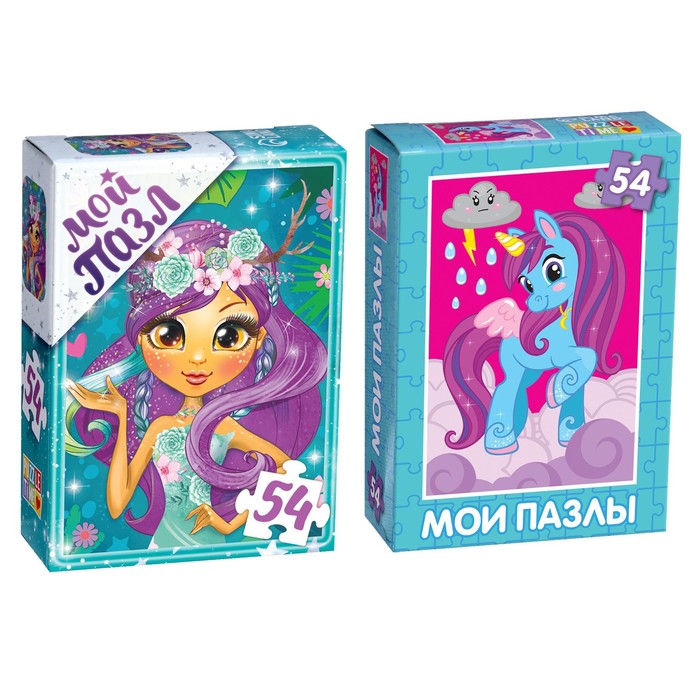 Набор пазлов «Теона и пони», 2 штуки по 54 элемента, Наборы пазлов 54 элемента Puzzle Time
Набор пазлов «Теона и пони», 2 штуки по 54 элемента, Наборы пазлов 54 элемента Puzzle Time