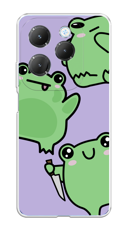 Чехол на Infinix HOT 40/40 Pro "Опасные лягушата", Фиолетовый;зеленый;черный, 3105250-1
Чехол на Infinix HOT 40/40 Pro "Опасные лягушата", Фиолетовый;зеленый;черный, 3105250-1