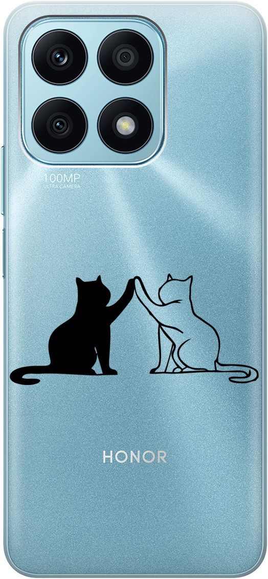 Силиконовый чехол на Honor X8a с 3D принтом "Cats" прозрачный, Прозрачный;черный, 158892
Силиконовый чехол на Honor X8a с 3D принтом "Cats" прозрачный, Прозрачный;черный, 158892