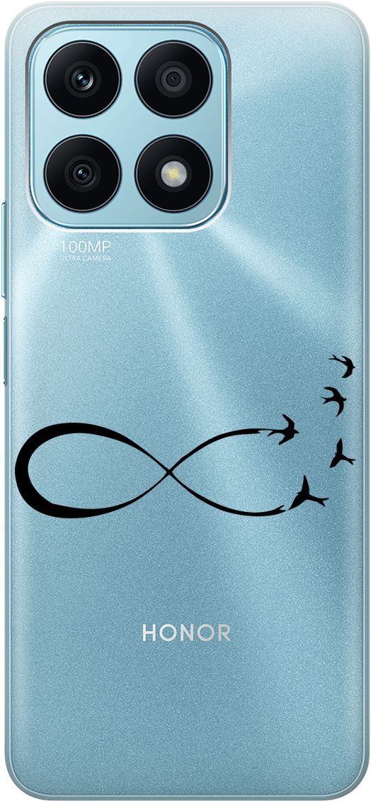Силиконовый чехол на Honor X8a с 3D принтом "Infinity" прозрачный, Прозрачный;черный, 158892
Силиконовый чехол на Honor X8a с 3D принтом "Infinity" прозрачный, Прозрачный;черный, 158892