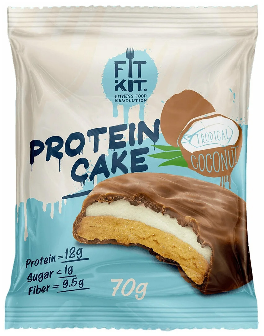 FitKit Печенье FitKit Protein Cake 70 г, 1 шт, вкус: тропический кокос, Печенье FitKit Protein Cake 70 г, 1 шт, вкус: тропический кокос
FitKit Печенье FitKit Protein Cake 70 г, 1 шт, вкус: тропический кокос, Печенье FitKit Protein Cake 70 г, 1 шт, вкус: тропический кокос