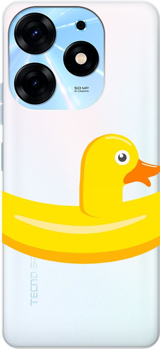 Чехол на Tecno Spark 10 Pro с 3D принтом "Duck Swim Ring" прозрачный, Прозрачный;белый, 159565
Чехол на Tecno Spark 10 Pro с 3D принтом "Duck Swim Ring" прозрачный, Прозрачный;белый, 159565