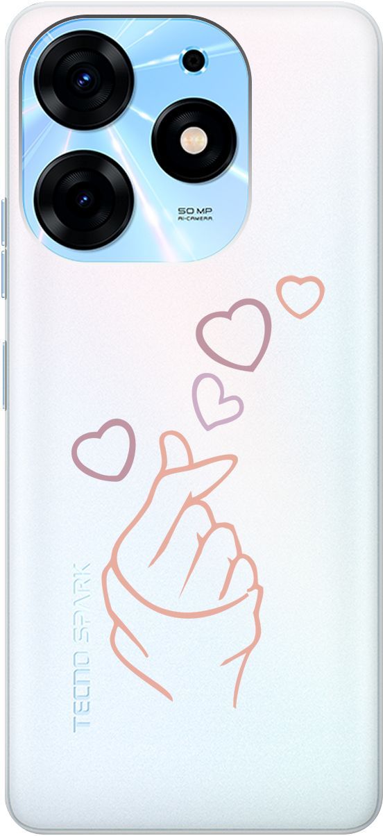 Чехол на Tecno Spark 10 Pro с 3D принтом "K-Heart" прозрачный, Прозрачный;розовый, 159565
Чехол на Tecno Spark 10 Pro с 3D принтом "K-Heart" прозрачный, Прозрачный;розовый, 159565
