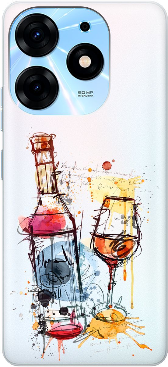 Чехол на Tecno Spark 10 Pro с 3D принтом "Aquarelle Wine" прозрачный, Прозрачный;красный, 159565
Чехол на Tecno Spark 10 Pro с 3D принтом "Aquarelle Wine" прозрачный, Прозрачный;красный, 159565
