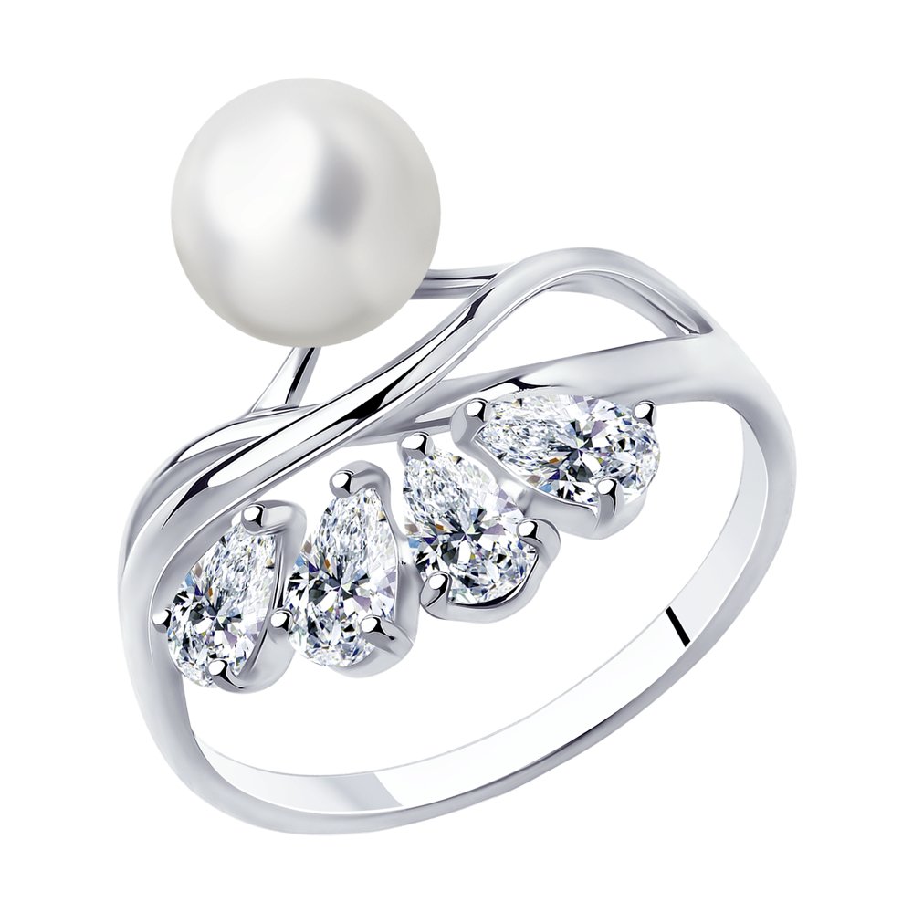 Кольцо из серебра с искусственным жемчугом/фианитом р 17 Diamant 94-110-00467-1, 94-110-00467-1
Кольцо из серебра с искусственным жемчугом/фианитом р 17 Diamant 94-110-00467-1, 94-110-00467-1