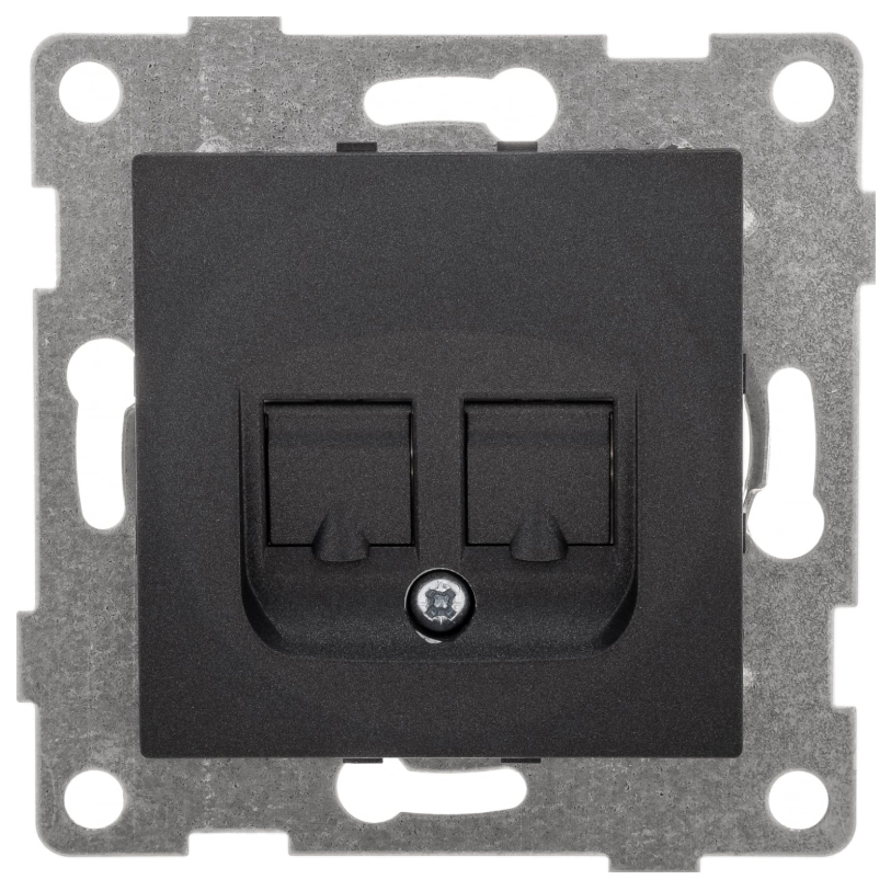 GUSI ELECTRIC Bravo МЕХ. розетки комп. и тел. RJ45, RJ12, СУ, графит С10КТ-010, Черный
GUSI ELECTRIC Bravo МЕХ. розетки комп. и тел. RJ45, RJ12, СУ, графит С10КТ-010, Черный