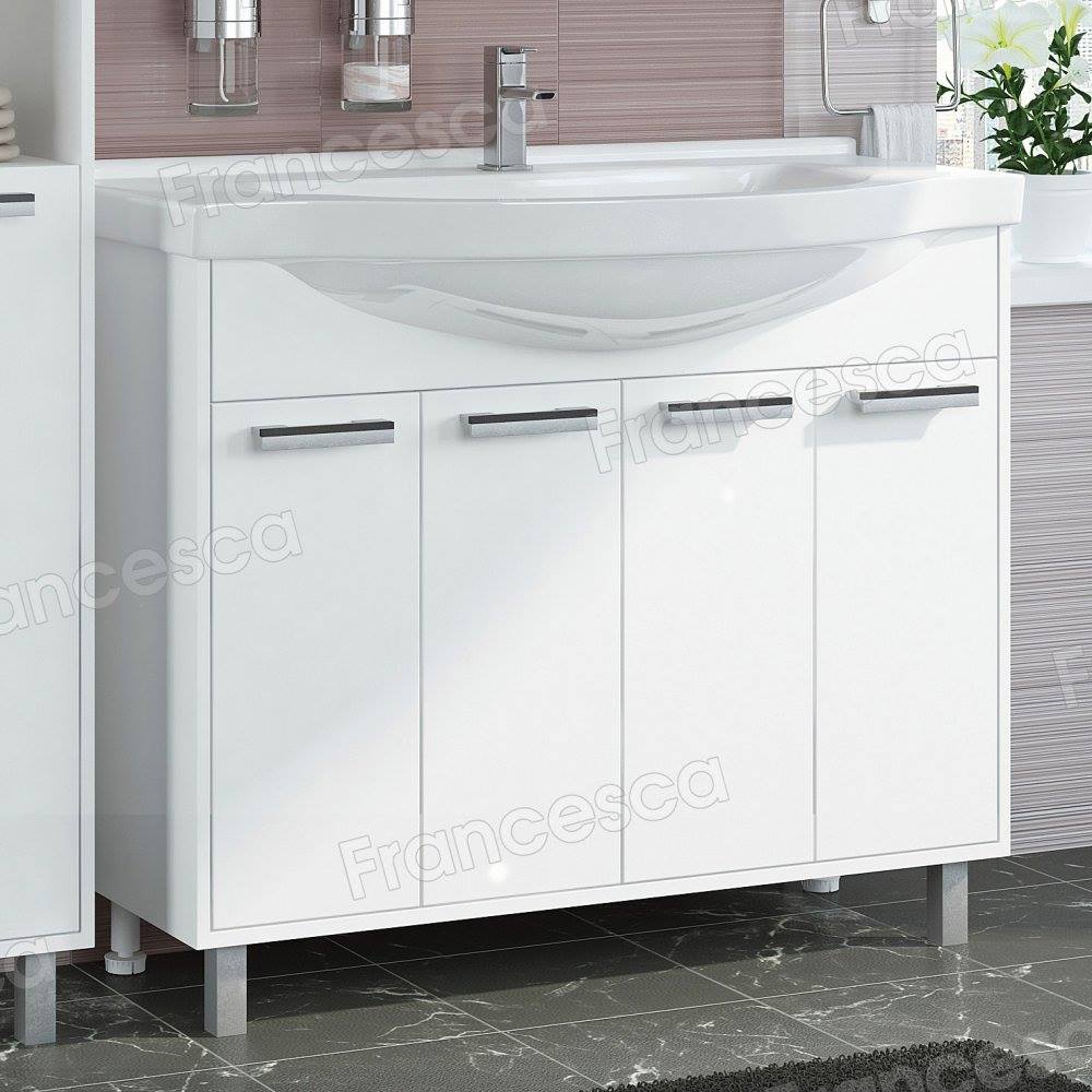 Тумба с раковиной Francesca Eco 100 белый Francesca
Тумба с раковиной Francesca Eco 100 белый Francesca