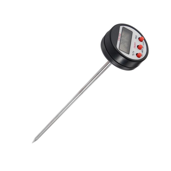 Термощуп кухонный TP-100, максимальная температура 300 °C, от LR44, черный
Термощуп кухонный TP-100, максимальная температура 300 °C, от LR44, черный