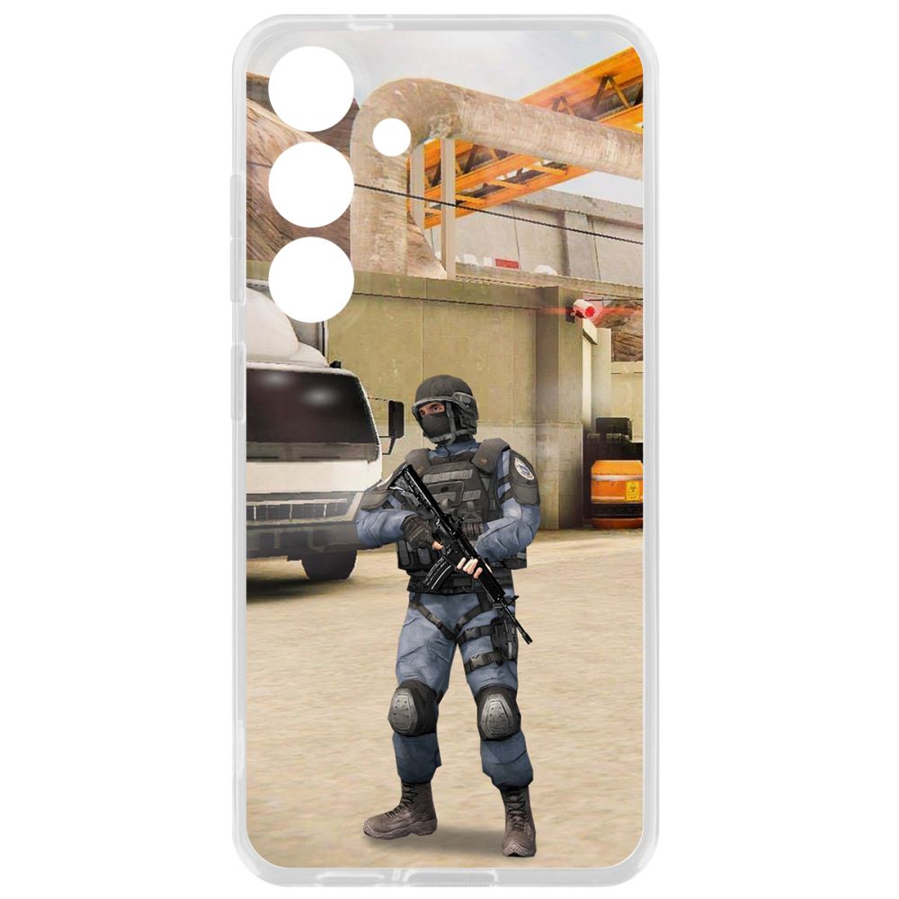 Чехол-накладка Krutoff Clear Case Cтандофф 2 (Standoff 2) - GIGN для Samsung Galaxy S24+, Прозрачный
Чехол-накладка Krutoff Clear Case Cтандофф 2 (Standoff 2) - GIGN для Samsung Galaxy S24+, Прозрачный