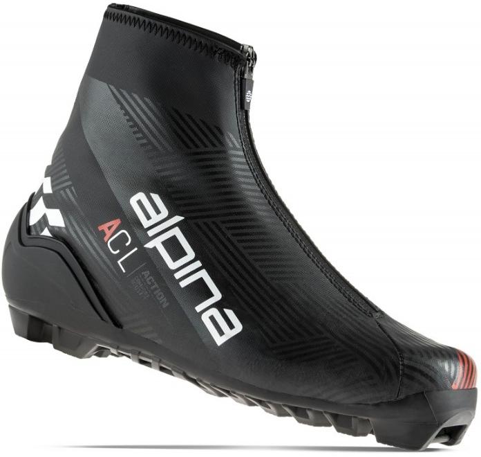 фото Лыжные ботинки alpina action classic black/white/red (eur:44)