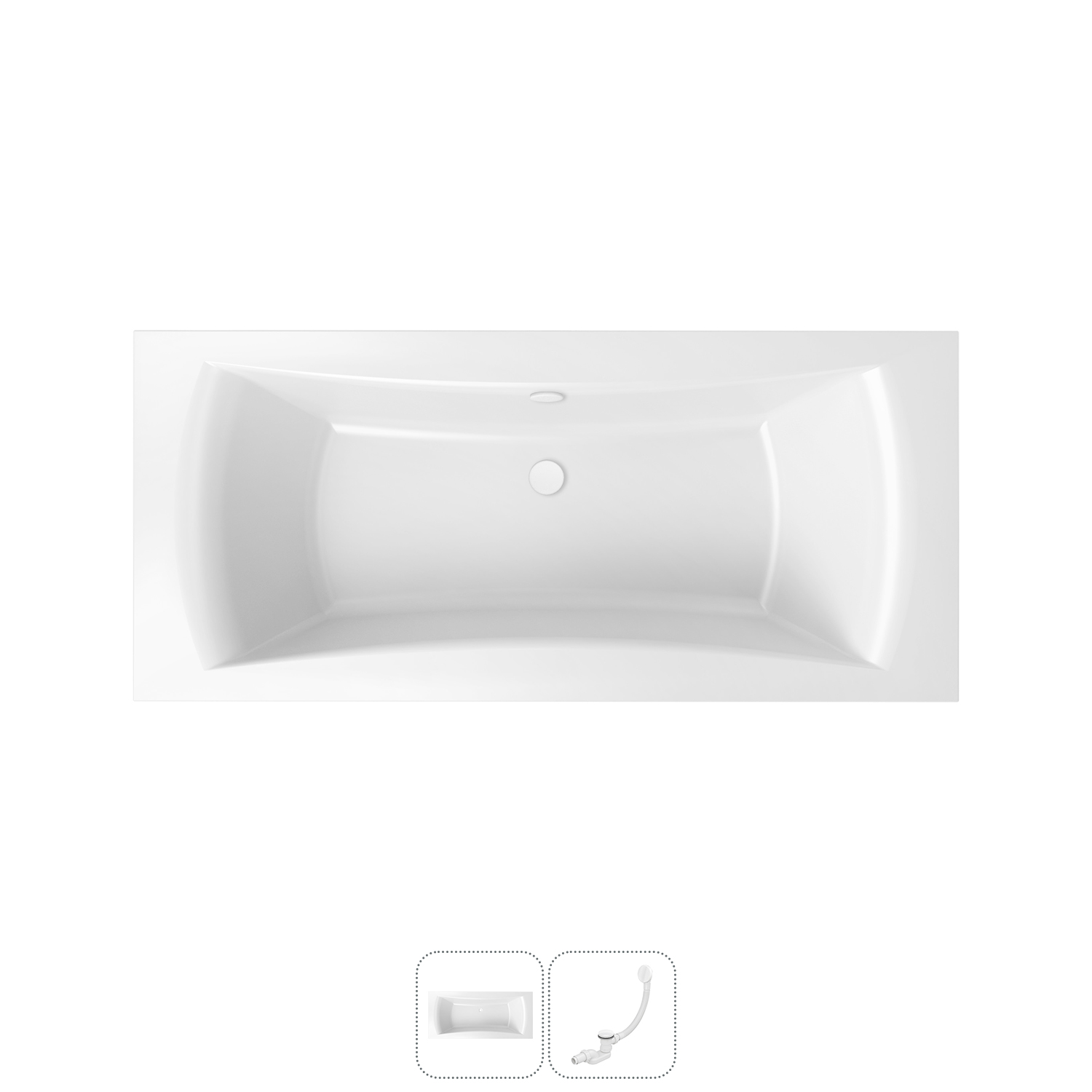 Акриловая ванна 190x90 см Lavinia Boho Evan 202010788 в наборе 2 в 1, Белый, bath_LB_sifon.Evan.2v1
Акриловая ванна 190x90 см Lavinia Boho Evan 202010788 в наборе 2 в 1, Белый, bath_LB_sifon.Evan.2v1