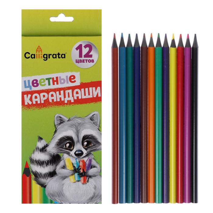 Карандаши цветные заточенные, 12 цветов, в картонной коробке, (2шт.), Разноцветные
Карандаши цветные заточенные, 12 цветов, в картонной коробке, (2шт.), Разноцветные