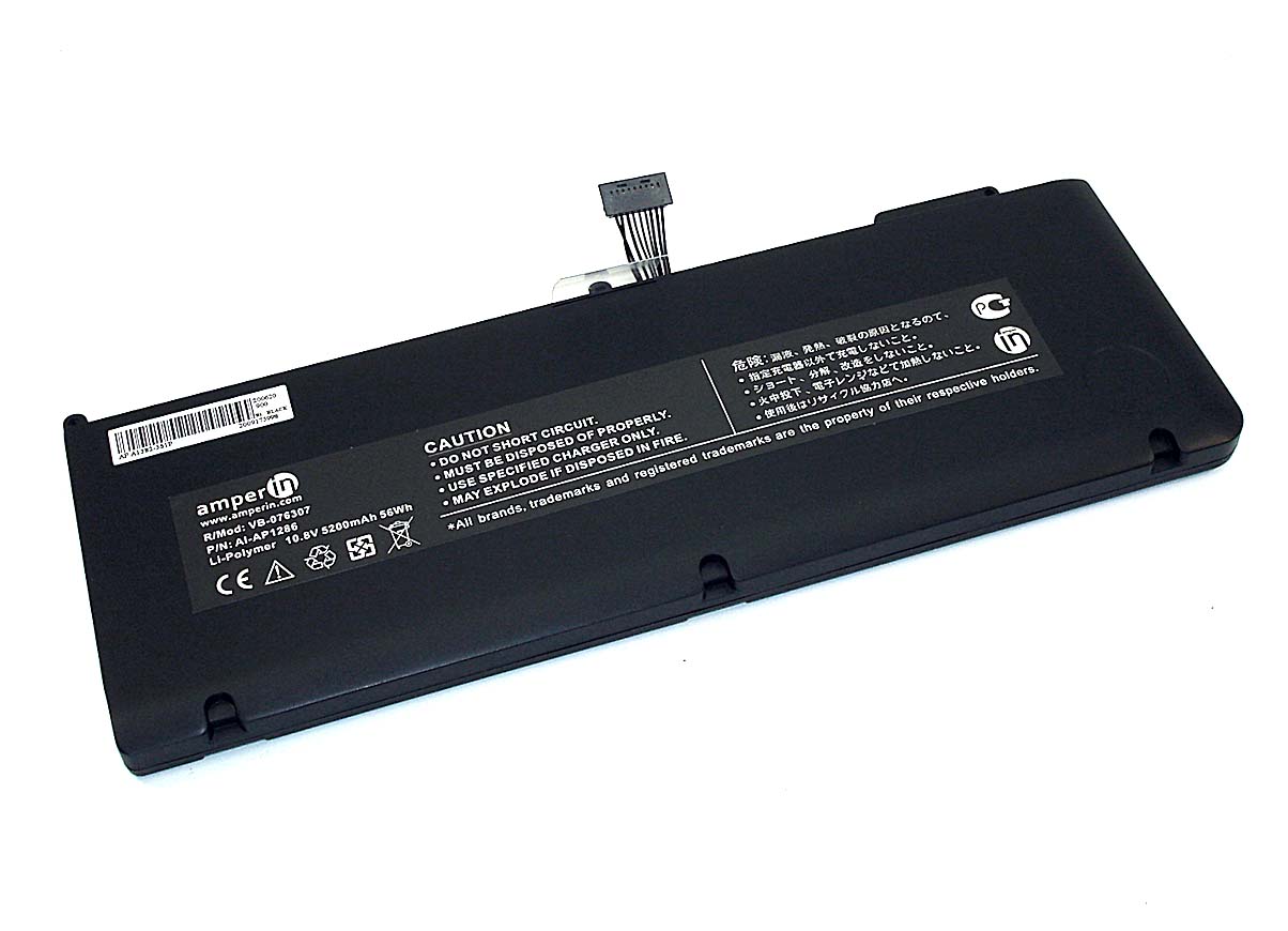 Аккумуляторная батарея Amperin для ноутбука Apple MacBook Pro A1286 15* A1382 77.5Wh AI-AP
Аккумуляторная батарея Amperin для ноутбука Apple MacBook Pro A1286 15* A1382 77.5Wh AI-AP