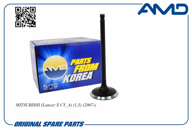 Клапан двигателя впускной MR984260 AMD.HDVL48 AMD для MITSUBISHI Lancer X CY_A 1,5 2007-
Клапан двигателя впускной MR984260 AMD.HDVL48 AMD для MITSUBISHI Lancer X CY_A 1,5 2007-