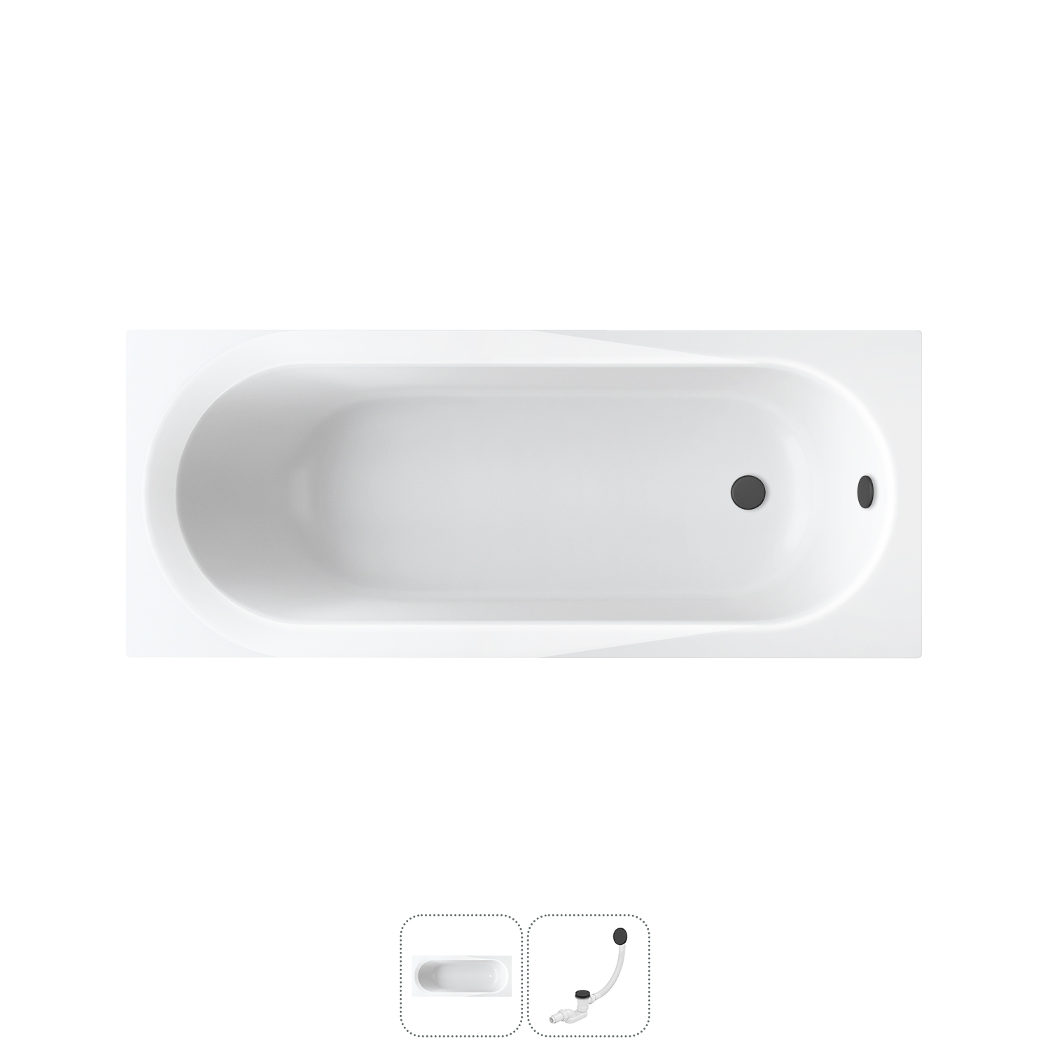 Акриловая ванна 170x70 см Lavinia Boho Biore 202010820 в наборе 2 в 1, Белый, bath_LB_sifon.Biore.2v1
Акриловая ванна 170x70 см Lavinia Boho Biore 202010820 в наборе 2 в 1, Белый, bath_LB_sifon.Biore.2v1