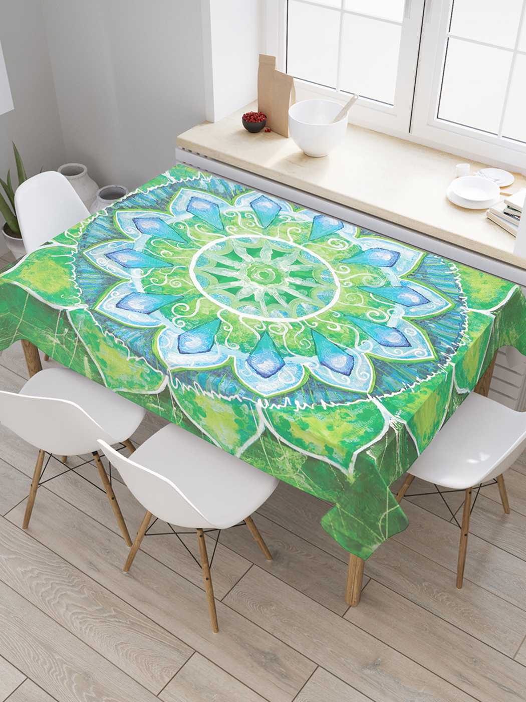 Скатерть прямоугольная JoyArty "Цветочный узор" из оксфорда, 120x145 см, Зеленый, Цветочный узор
Скатерть прямоугольная JoyArty "Цветочный узор" из оксфорда, 120x145 см, Зеленый, Цветочный узор