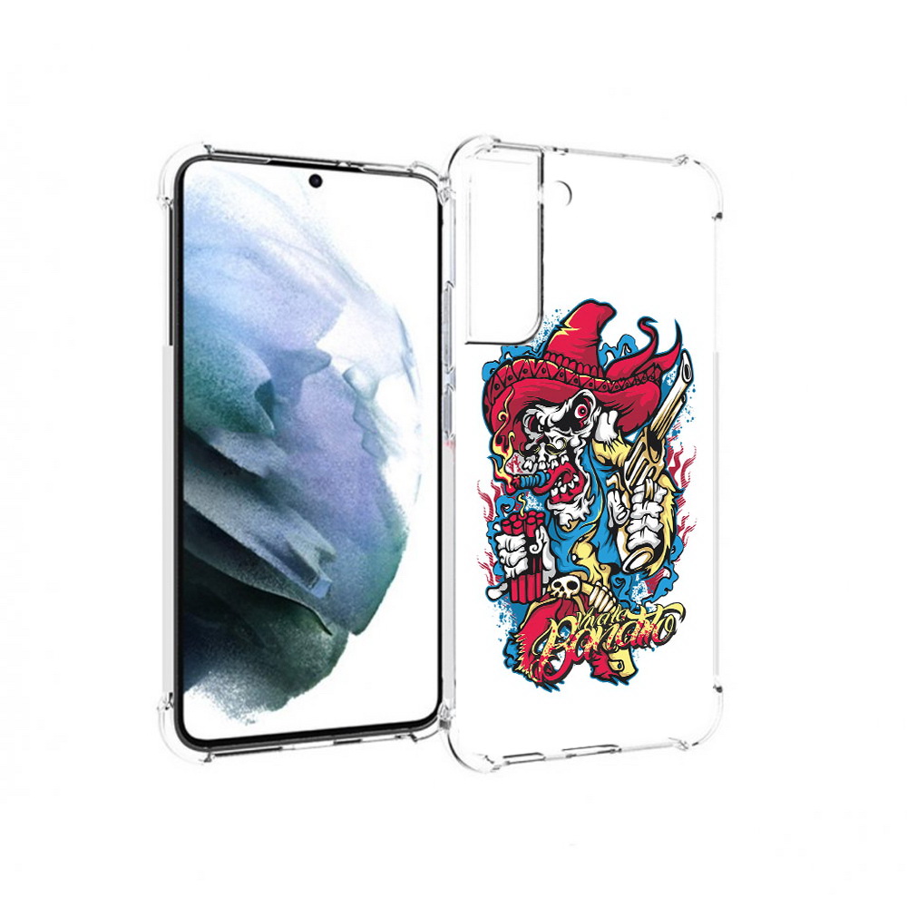 Чехол MyPads Tocco для Samsung Galaxy S22 Plus нарисованный скелет с писталетом, Прозрачный, Tocco
Чехол MyPads Tocco для Samsung Galaxy S22 Plus нарисованный скелет с писталетом, Прозрачный, Tocco