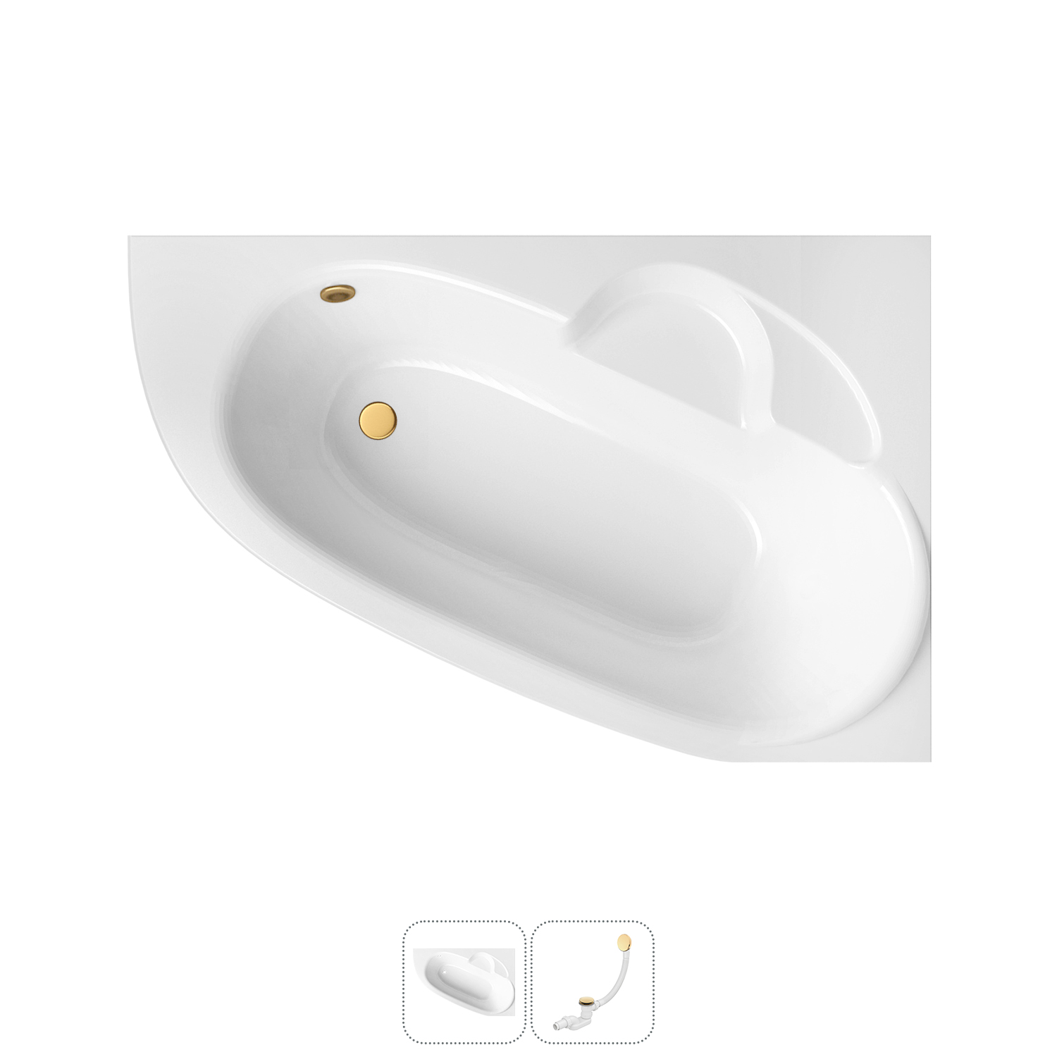 Угловая ванна акриловая 160x105 Lavinia Boho Bell Pro 202010898 набор 2 в 1, правая, Белый, bath_LB_sifon.Easter Pro.3v1
Угловая ванна акриловая 160x105 Lavinia Boho Bell Pro 202010898 набор 2 в 1, правая, Белый, bath_LB_sifon.Easter Pro.3v1