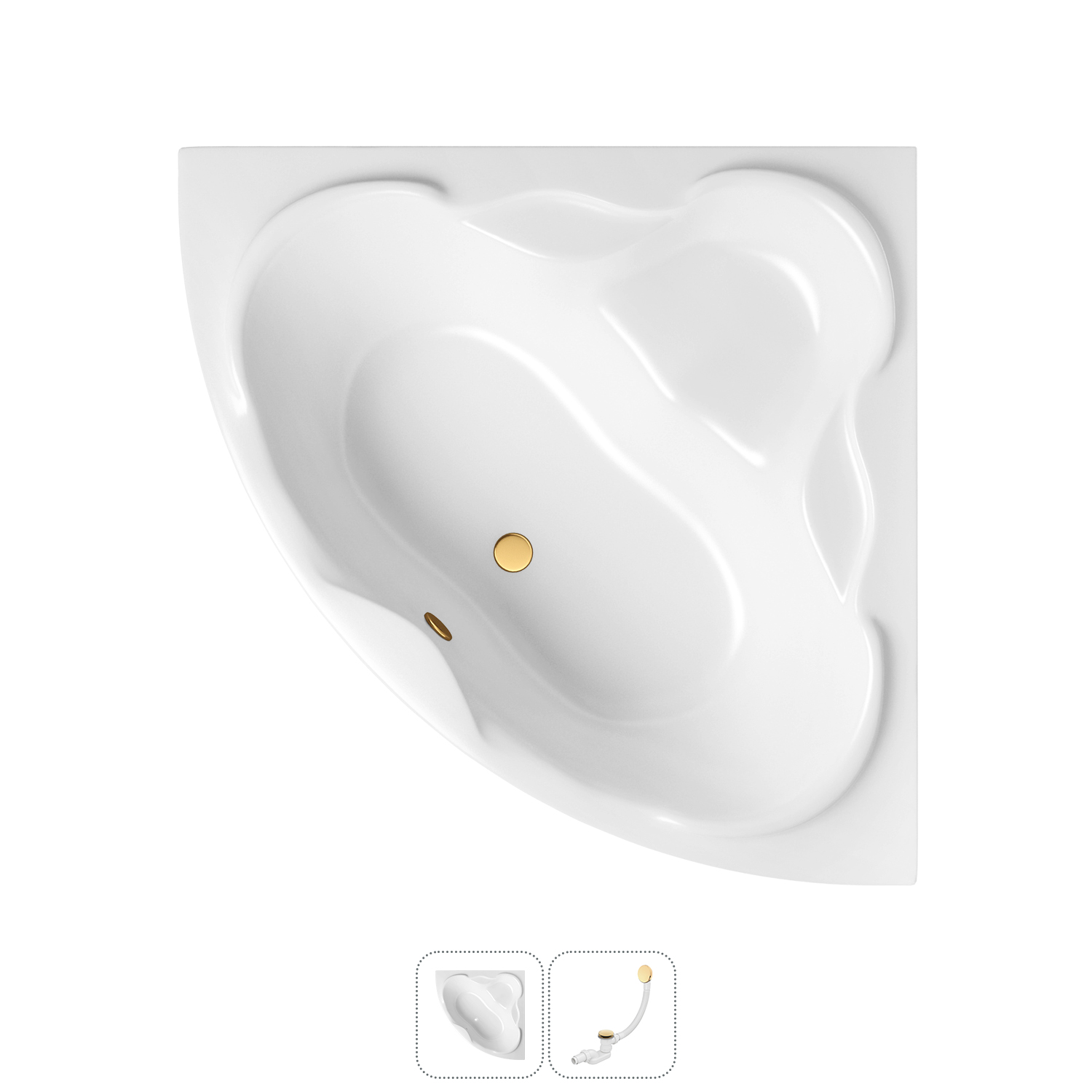 Угловая ванна акриловая 150x150 Lavinia Boho Elegant 202010904 в наборе 2 в 1, Белый, bath_LB_sifon.Elegant.2v1
Угловая ванна акриловая 150x150 Lavinia Boho Elegant 202010904 в наборе 2 в 1, Белый, bath_LB_sifon.Elegant.2v1