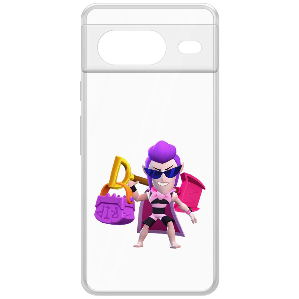 Чехол-накладка Krutoff Clear Case Brawl Stars-Пляжный Мортис для GOOGLE Pixel 8, Прозрачный
Чехол-накладка Krutoff Clear Case Brawl Stars-Пляжный Мортис для GOOGLE Pixel 8, Прозрачный