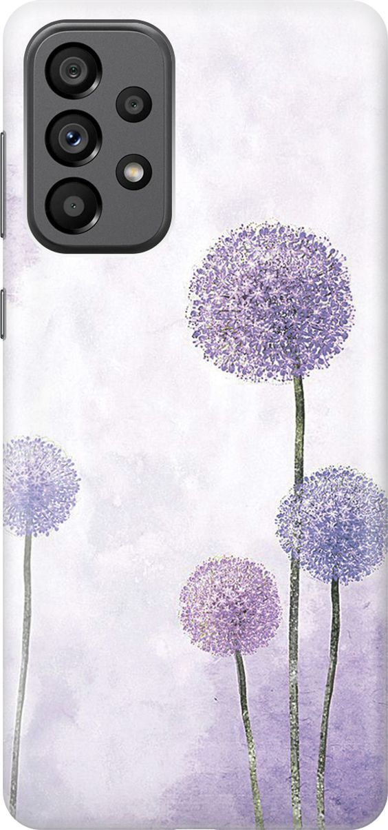 Чехол на Samsung Galaxy A73 5G с принтом "Сиреневые одуванчики", Белый;серый, 10561
Чехол на Samsung Galaxy A73 5G с принтом "Сиреневые одуванчики", Белый;серый, 10561