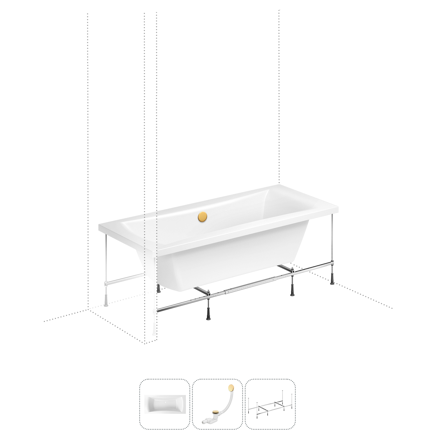 Акриловая ванна 180x80 см Lavinia Boho Evan 202011063 в наборе 3 в 1, Белый, bath_LB_sifon.Evan.3v1
Акриловая ванна 180x80 см Lavinia Boho Evan 202011063 в наборе 3 в 1, Белый, bath_LB_sifon.Evan.3v1