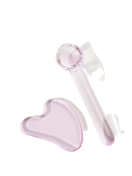 фото Набор optoweek в прозрачной коробке:гуаша криосфера шарик 3см+ гуаша сердце