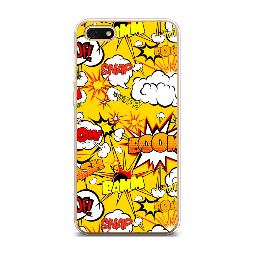 Чехол на Huawei Honor 7A "Поп Арт эффекты", Желтый;белый;оранжевый, 65950-6
Чехол на Huawei Honor 7A "Поп Арт эффекты", Желтый;белый;оранжевый, 65950-6