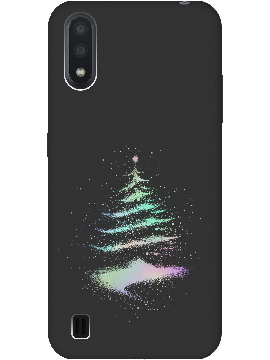 Силиконовый чехол на Samsung Galaxy A01 с принтом "Елочка" матовый черный, Черный;серебристый, 722444441
Силиконовый чехол на Samsung Galaxy A01 с принтом "Елочка" матовый черный, Черный;серебристый, 722444441