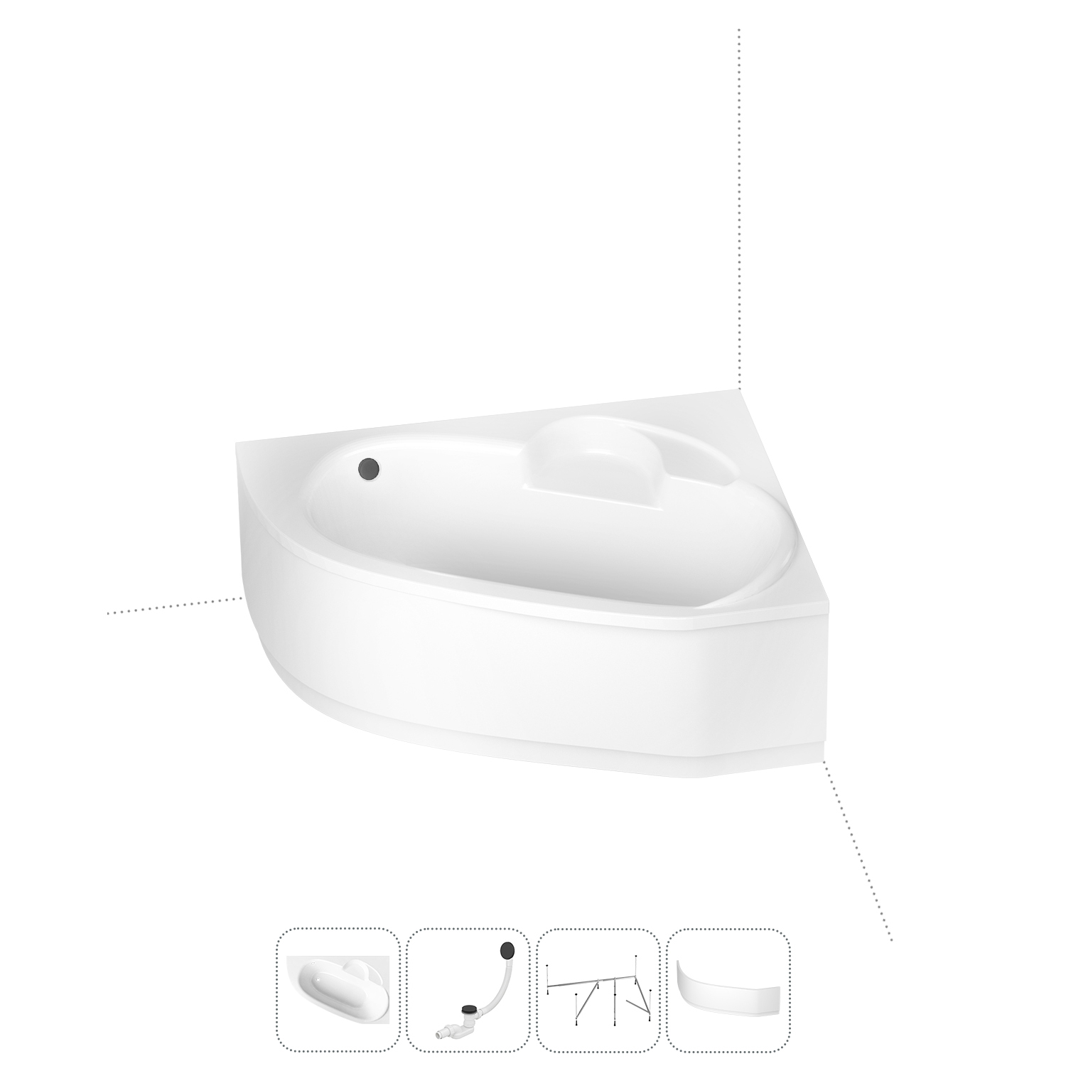 Угловая ванна акриловая 170x110 Lavinia Boho Bell Pro 202011222 набор 4 в 1, правая, Белый, bath_LB_sifon.Bell Pro.4v1_слив-перелив матовый черный
Угловая ванна акриловая 170x110 Lavinia Boho Bell Pro 202011222 набор 4 в 1, правая, Белый, bath_LB_sifon.Bell Pro.4v1_слив-перелив матовый черный