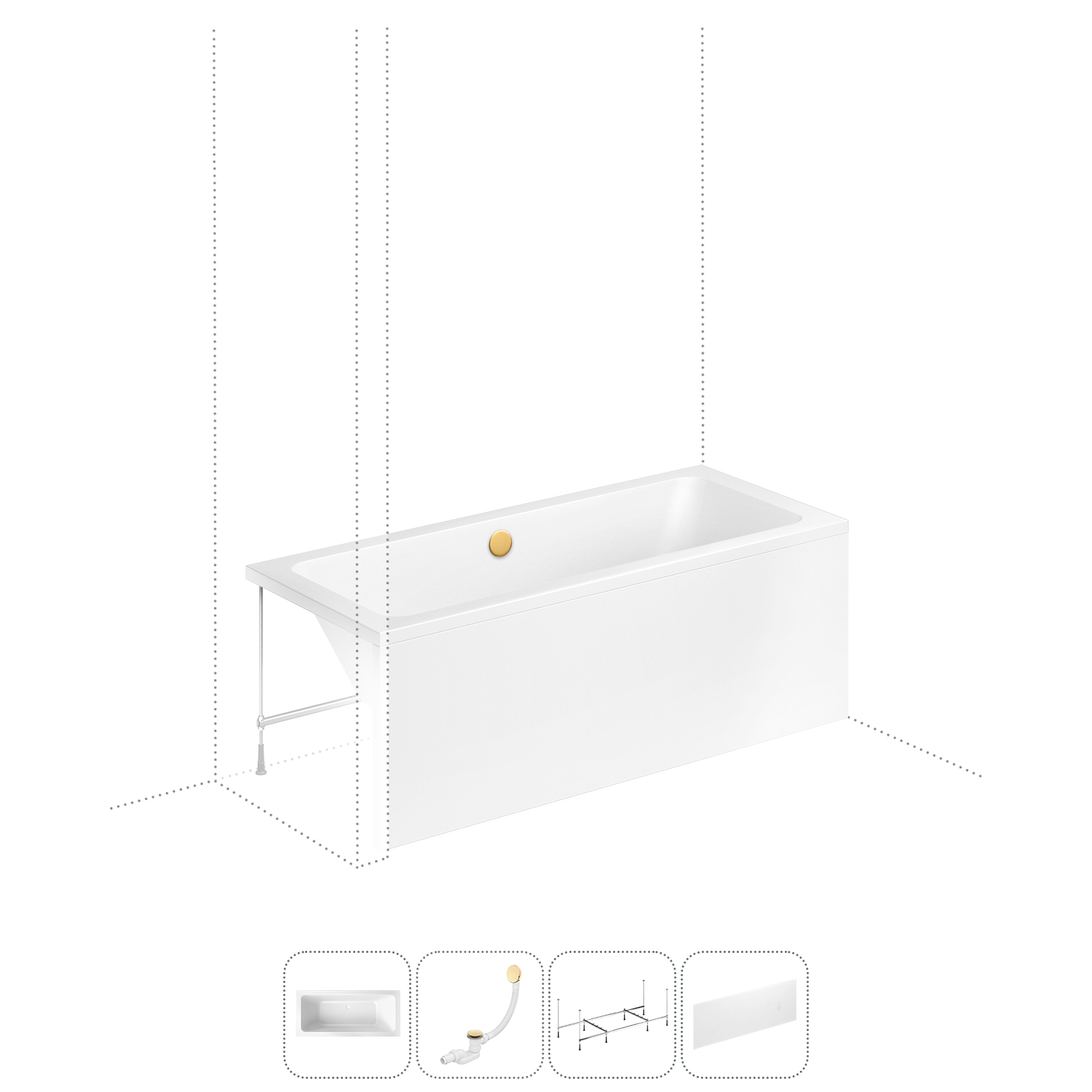 Акриловая ванна 180x80 см Lavinia Boho Pure 202011257 в наборе 4 в 1, Белый, bath_LB_sifon.Pure.4v1
Акриловая ванна 180x80 см Lavinia Boho Pure 202011257 в наборе 4 в 1, Белый, bath_LB_sifon.Pure.4v1