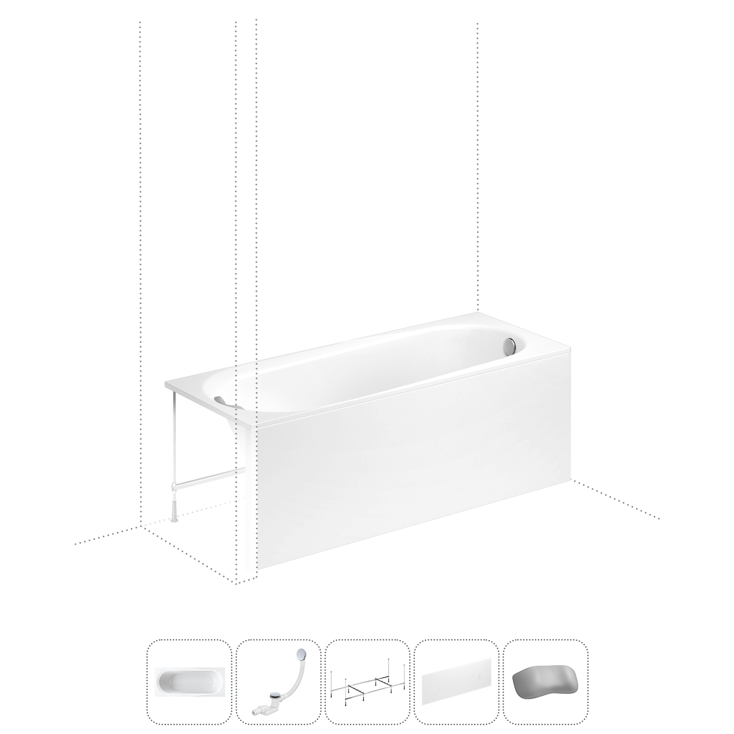 Акриловая ванна 170x70 см Lavinia Boho Biore 202011606 в наборе 5 в 1, Белый, bath_LB_sifon.Pure.5v1
Акриловая ванна 170x70 см Lavinia Boho Biore 202011606 в наборе 5 в 1, Белый, bath_LB_sifon.Pure.5v1