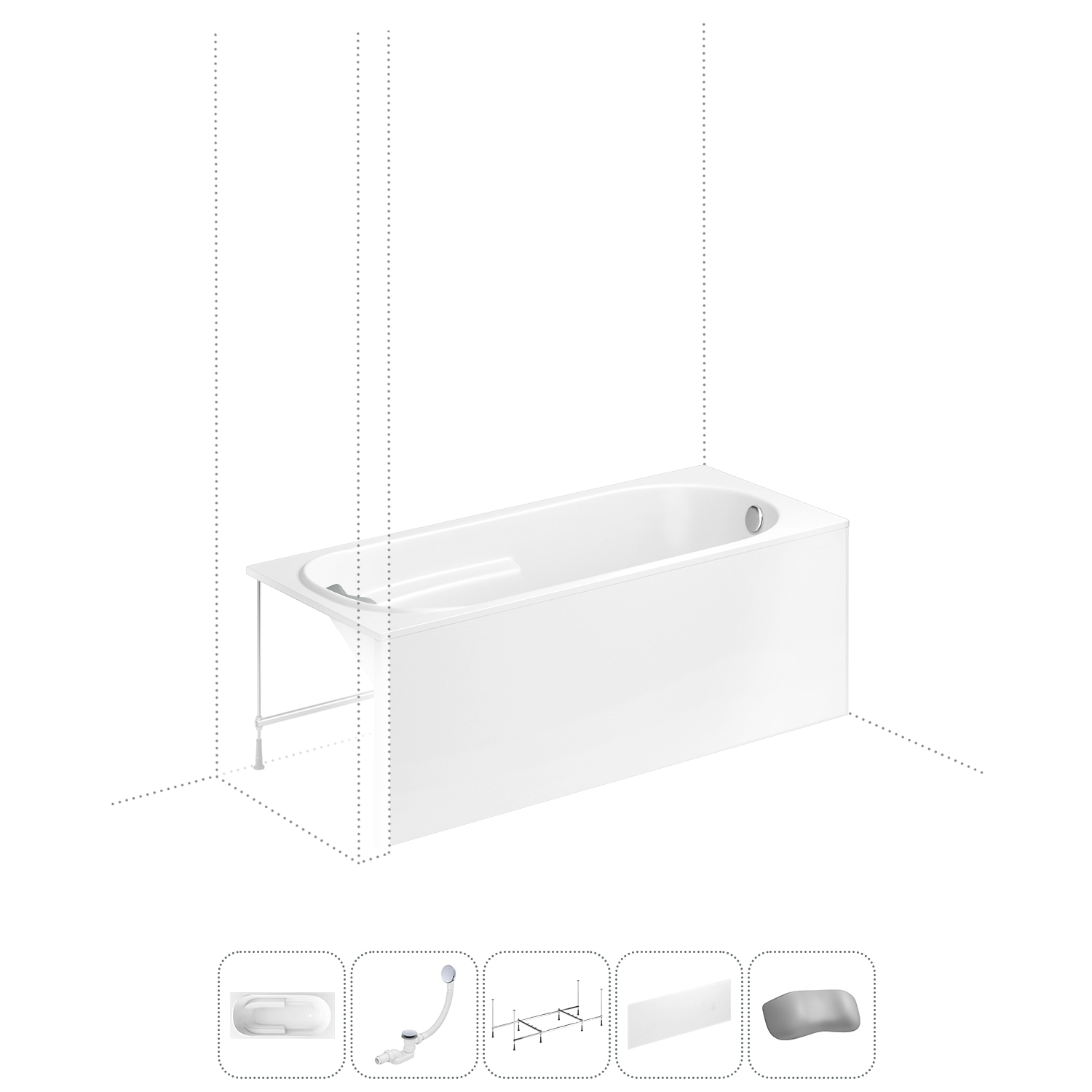 Акриловая ванна 150x75 см Lavinia Boho Bristol 202011607 в наборе 5 в 1, Белый, bath_LB_sifon.Bristol.5v1
Акриловая ванна 150x75 см Lavinia Boho Bristol 202011607 в наборе 5 в 1, Белый, bath_LB_sifon.Bristol.5v1