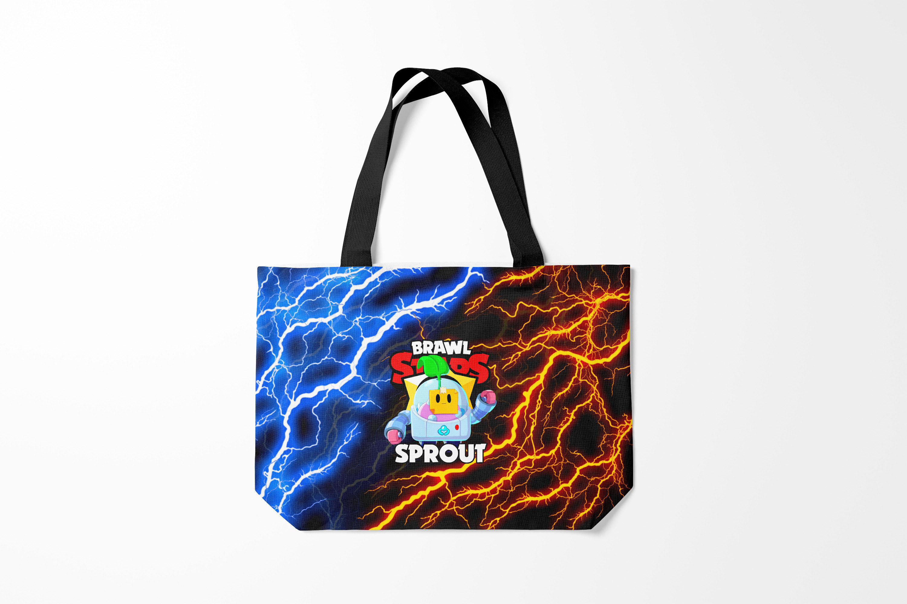 Сумка шoппер унисекс Burnettie Brawl Stars SPROUT, черный; желтый; голубой, Brawl Stars SPROUT
Сумка шoппер унисекс Burnettie Brawl Stars SPROUT, черный; желтый; голубой, Brawl Stars SPROUT