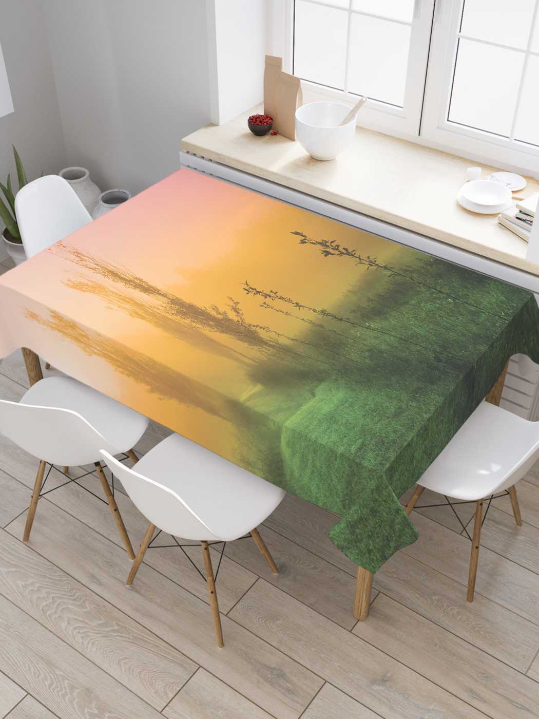 Скатерть прямоугольная JoyArty "Дорога в закат" из сатена, 120x145 см, Желтый, Дорога в закат
Скатерть прямоугольная JoyArty "Дорога в закат" из сатена, 120x145 см, Желтый, Дорога в закат
