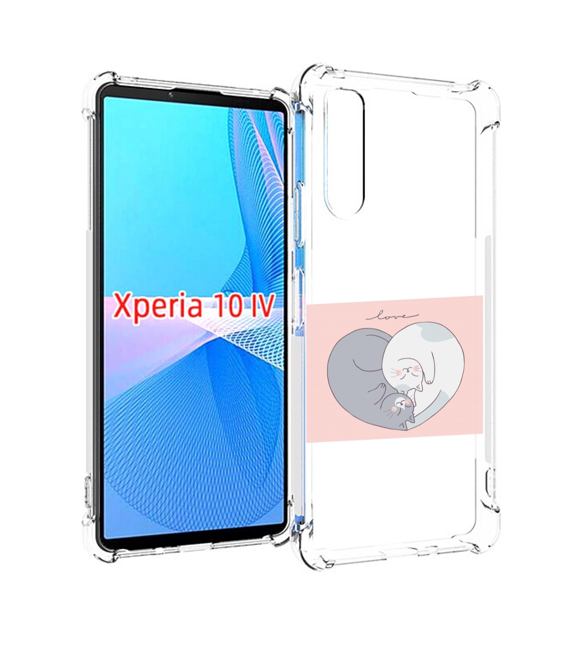 Чехол MyPads котики-в-форме-сердца для Sony Xperia 10 IV (10-4), Прозрачный, Tocco
Чехол MyPads котики-в-форме-сердца для Sony Xperia 10 IV (10-4), Прозрачный, Tocco