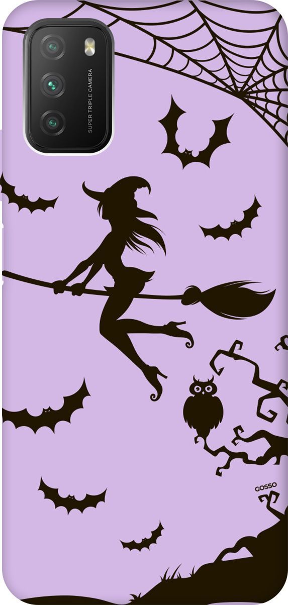 Чехол на Xiaomi Redmi 9T "Witch on a Broomstick" сиреневый, Фиолетовый;черный, 579
Чехол на Xiaomi Redmi 9T "Witch on a Broomstick" сиреневый, Фиолетовый;черный, 579